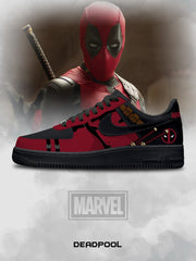 Zapatillas deportivas personalizadas estilo Air de Deadpool V.1