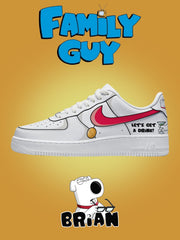 Brian Griffin V.1 Custom Air-Style Sneakers