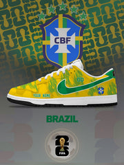 World Cup 2026 Brazil V.1 Custom SB-Style Sneakers