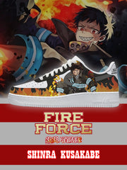 Shinra Kusakabe V.1 Custom Air-Style Sneakers