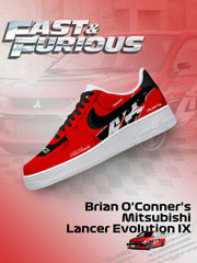 Brian O'Conner's Lancer Evolution IX Custom Air-Style Sneakers