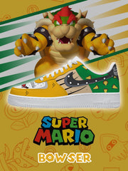 King Bowser Koopa V.2 Custom Air-Style Sneakers
