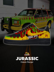Zapatillas deportivas Jurassic Classic Ranger personalizadas estilo Air