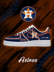 Zapatillas deportivas personalizadas estilo Air de Houston Baseball V.2