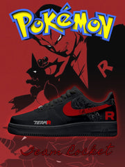 Zapatillas Air-Style personalizadas del Team Rocket V.2