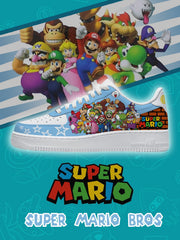Mario Team V.2 Custom Air-Style Sneakers