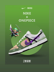 Roronoa Zoro V.2 Custom SB-Style Sneakers