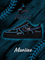 Zapatillas deportivas personalizadas estilo Air de Miami Baseball V.2