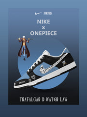 Trafalgar D. Water Law V.2 Custom SB-Style Sneakers