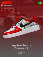 Senna F.1 Custom Air-Style Sneakers