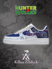 Killua Zoldyck V.2 Custom Air-Style Sneakers
