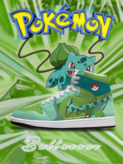 Zapatillas altas personalizadas Bulbasaur V.1