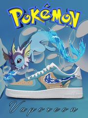 Nr. 0134 Vaporeon Custom Air-Style Sneakers