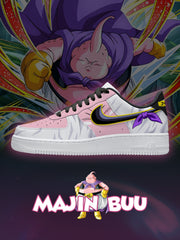 Zapatillas deportivas personalizadas estilo aire de Majin Buu V.1