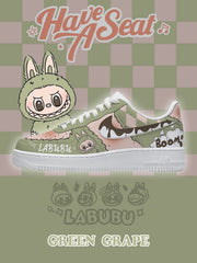 Green Grape V.3 Custom Air-Style Sneakers