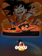 Zapatillas personalizadas estilo Air de Son Goku V.2