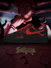 Ryomen Sukuna No.1 Custom Air-Style Sneakers