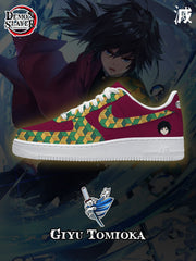 Zapatillas deportivas estilo aire personalizadas de Giyuu Tomioka