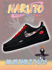 Zapatillas deportivas personalizadas estilo Air de Akatsuki Pain No.2
