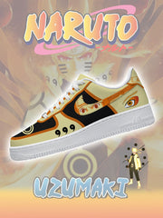 Zapatillas deportivas personalizadas estilo Air de Uzumaki Naruto n.° 2