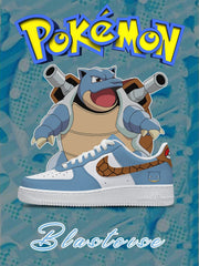 Nr. 0009 Blastoise Custom Air-Style Sneakers