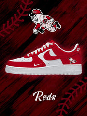 Zapatillas deportivas personalizadas estilo Air de Cincinnati Baseball