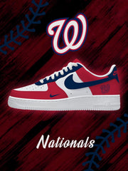 Zapatillas deportivas personalizadas estilo Air de Washington Baseball