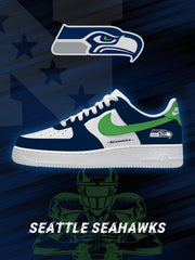 Zapatillas Air-Style personalizadas de Seattle Football