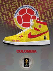 World Cup 2026 Colombia V.1 Custom High-Top Sneakers