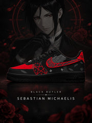 Sebastian Michaelis V.2 Custom Air-Style Sneakers