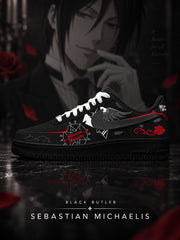 Sebastian Michaelis V.3 Custom Air-Style Sneakers