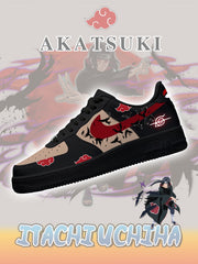 Zapatillas deportivas personalizadas Akatsuki Itachi Uchiha n.° 6 Air-Style