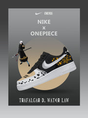 Trafalgar D. Water Law V.2 Custom Air-Style Sneakers