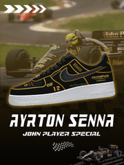 Ayrton Senna John Player Special V.1 Custom Air-Style Sneakers