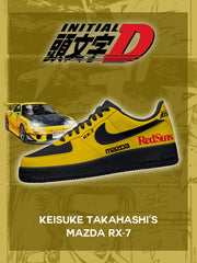Keisuke Takahashi RX-7 FC3S V.4 Custom Air-Style Sneakers
