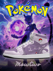Mewtwo V.2 Custom High-Top Sneakers