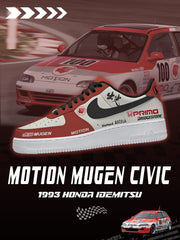 Zapatillas deportivas personalizadas Idemitsu Motion Mugen Civic V.1 Air-Style de 1993