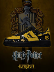 Hogwarts Hufflepuff Haus V.2 Custom Air-Style Sneakers