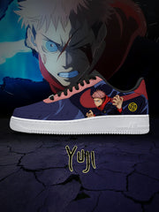Zapatillas deportivas personalizadas estilo Air de Yuji Itadori V.2