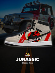 Zapatillas altas personalizadas Jeep V.1 clásicas de Jurassic