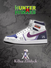 Zapatillas altas personalizadas Killua Zoldyck V.1
