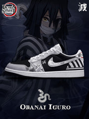 Obanai Iguro V.1 Custom Low-Top Court Sneakers