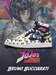 Bruno Bucciarati V.2 Custom High-Top Sneakers