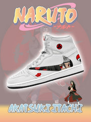 Zapatillas altas personalizadas Akatsuki Itachi Uchiha V.3 TS