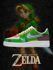 Link-Green Tunic V.1 Custom Air-Style Sneakers