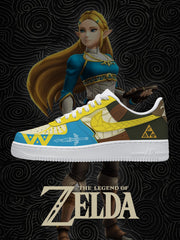 Princess Zelda V.3 Custom Air-Style Sneakers