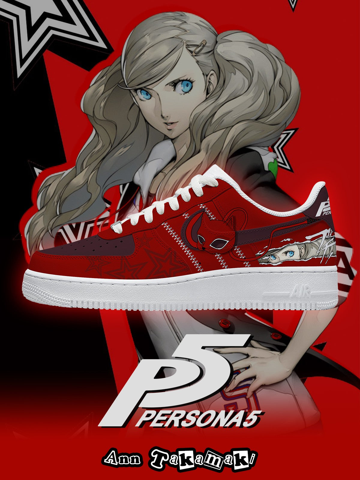 Ann Takamaki V.1 Custom Air-Style Sneakers