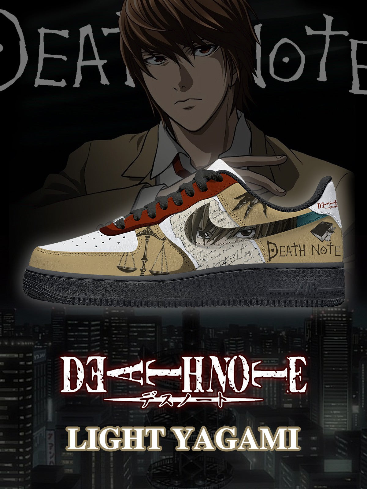 Zapatillas deportivas personalizadas Light Yagami V.1 Air-Style