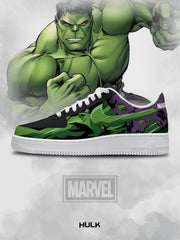 Zapatillas deportivas personalizadas estilo aire Hulk V.1