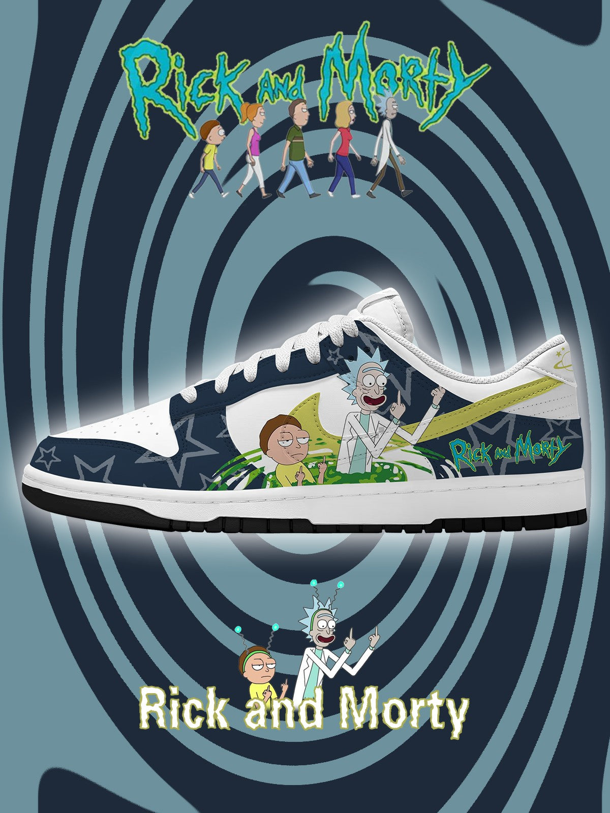 R and M V.2 Custom SB-Style Sneakers